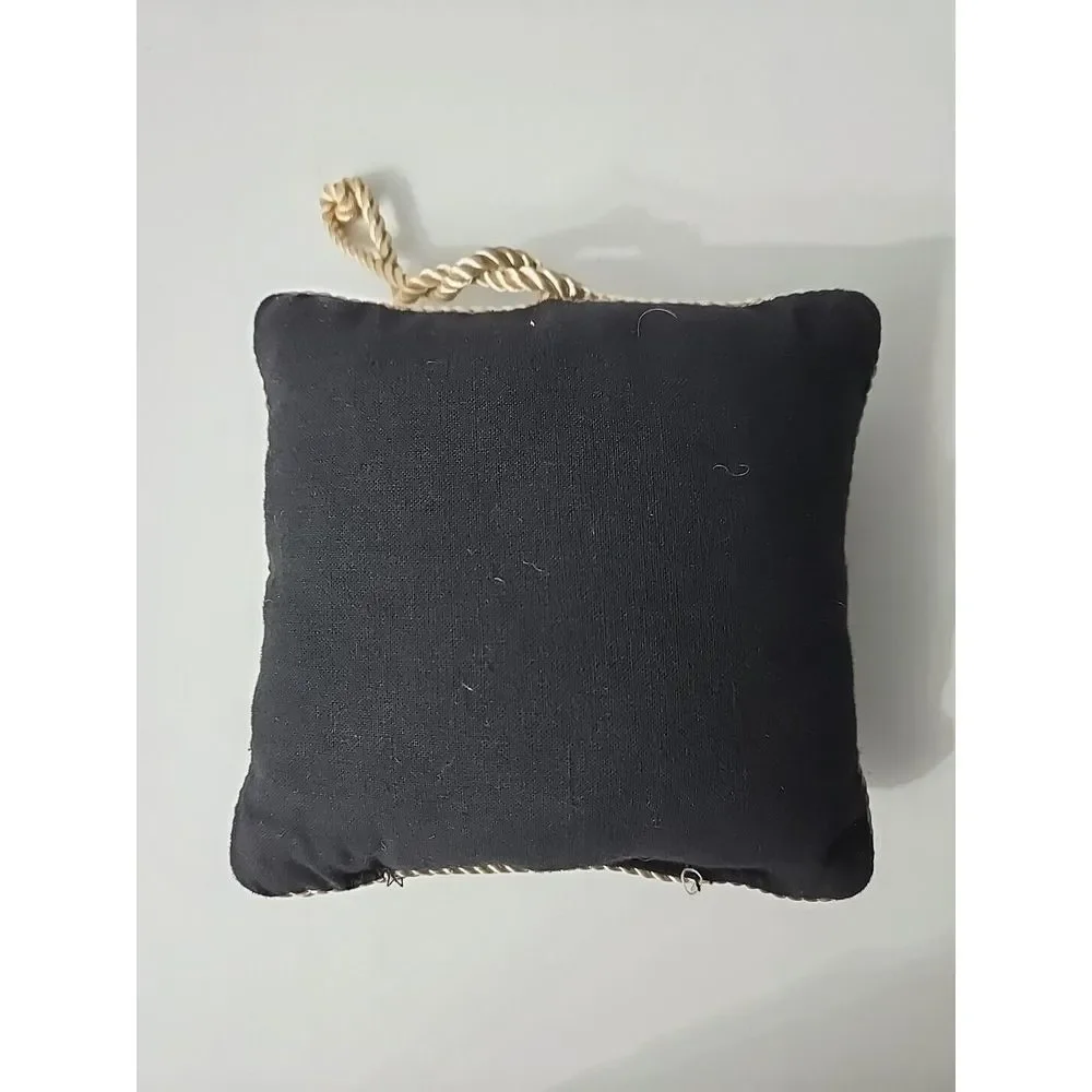Blue Santa Clause Embroidery Tapestry Pillow Christmas Tree Ornament‎ 5